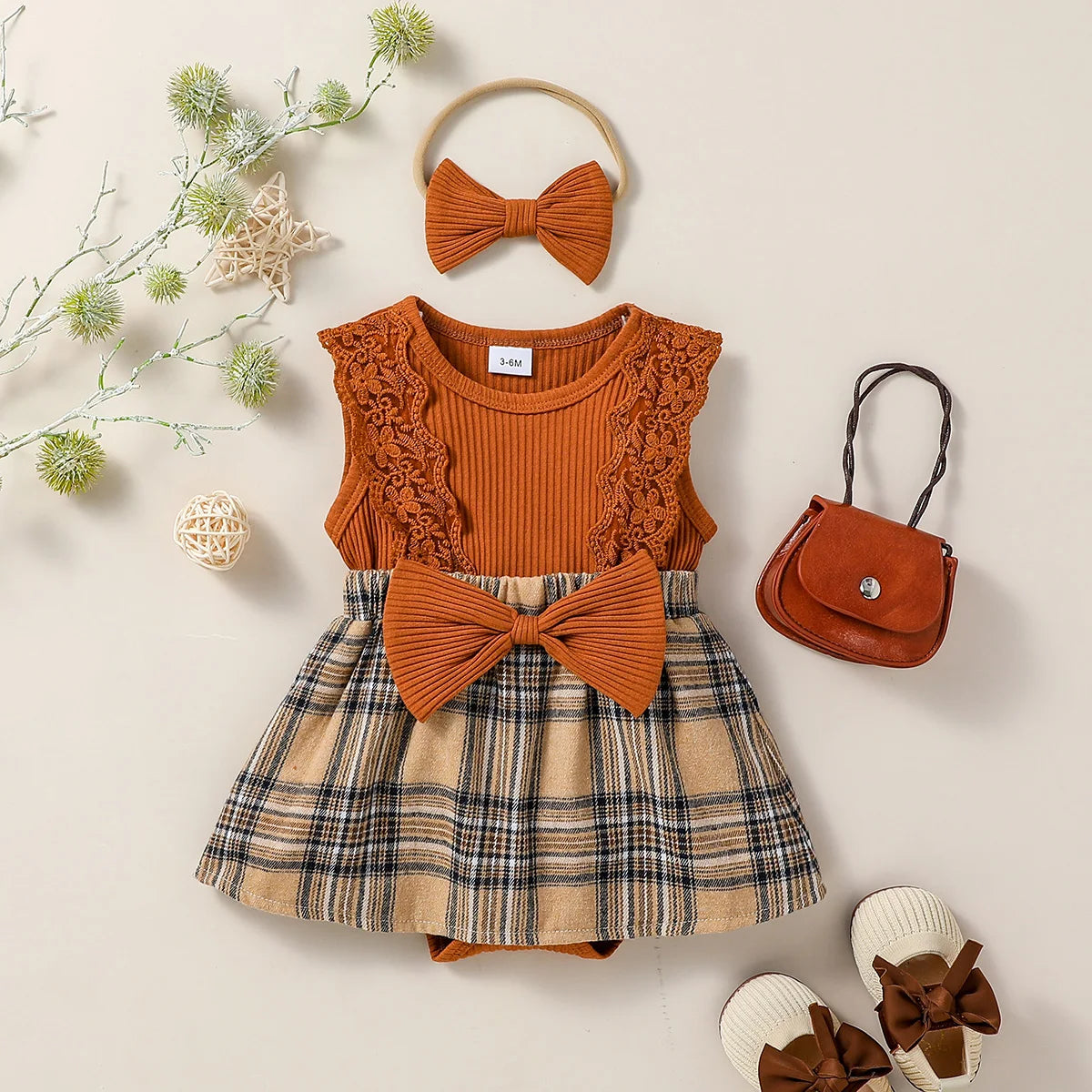 Baby girl Style dress &Headband