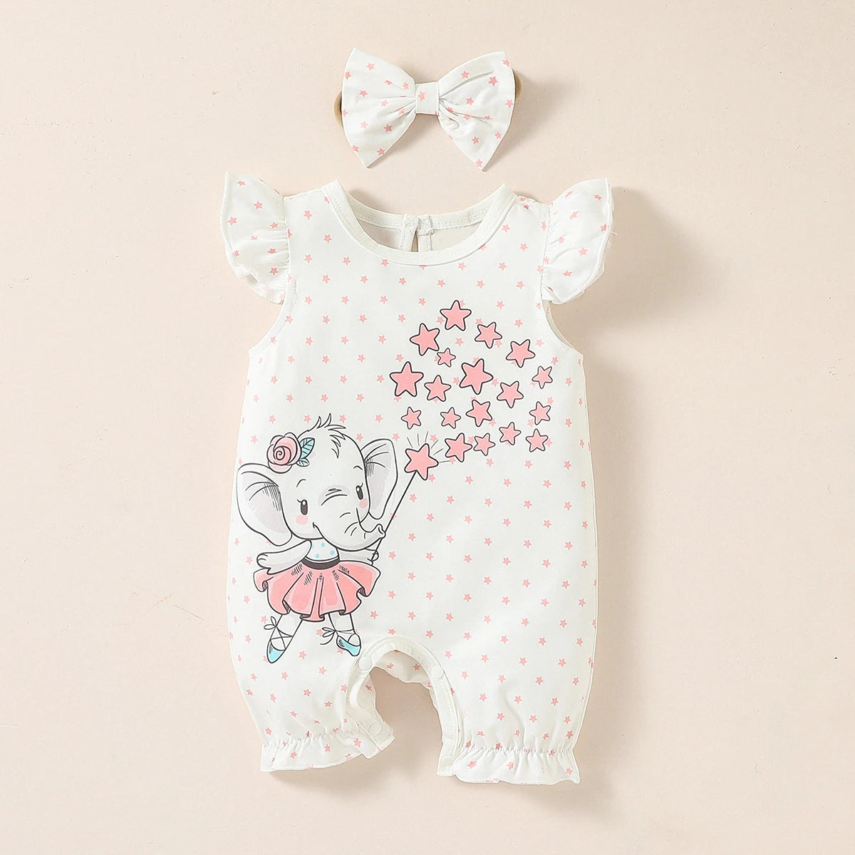 Baby girl lovely jumpsuits & Headband