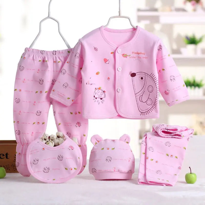 Unisex newborn Pure Cotton 5Pcs set