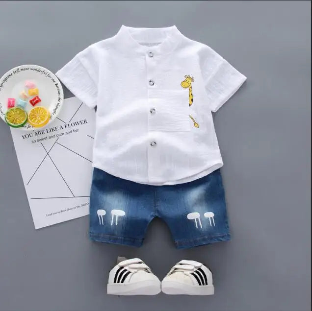 Baby Boy Elegant Giraffe set