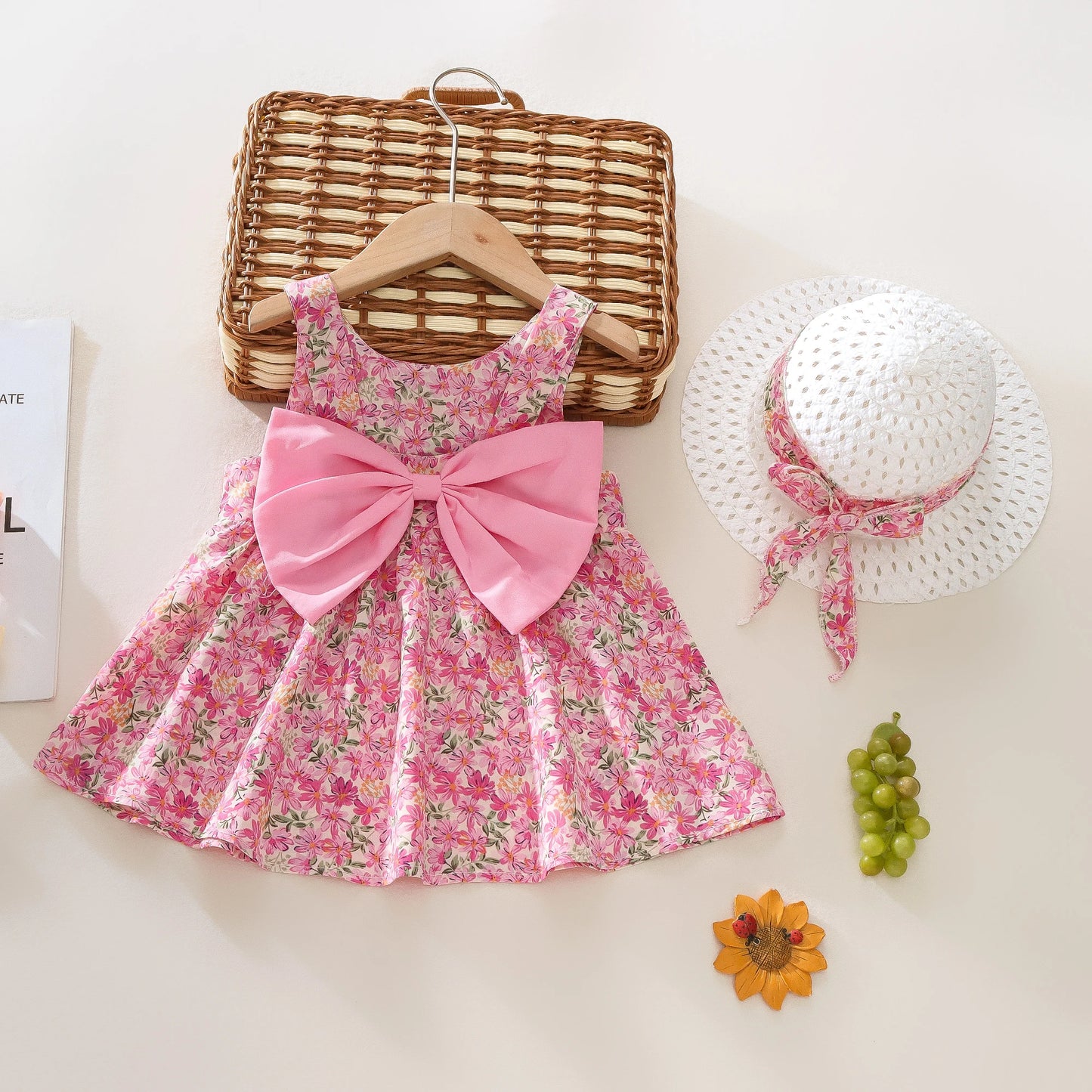 Baby Girl Sun Dress & Hat