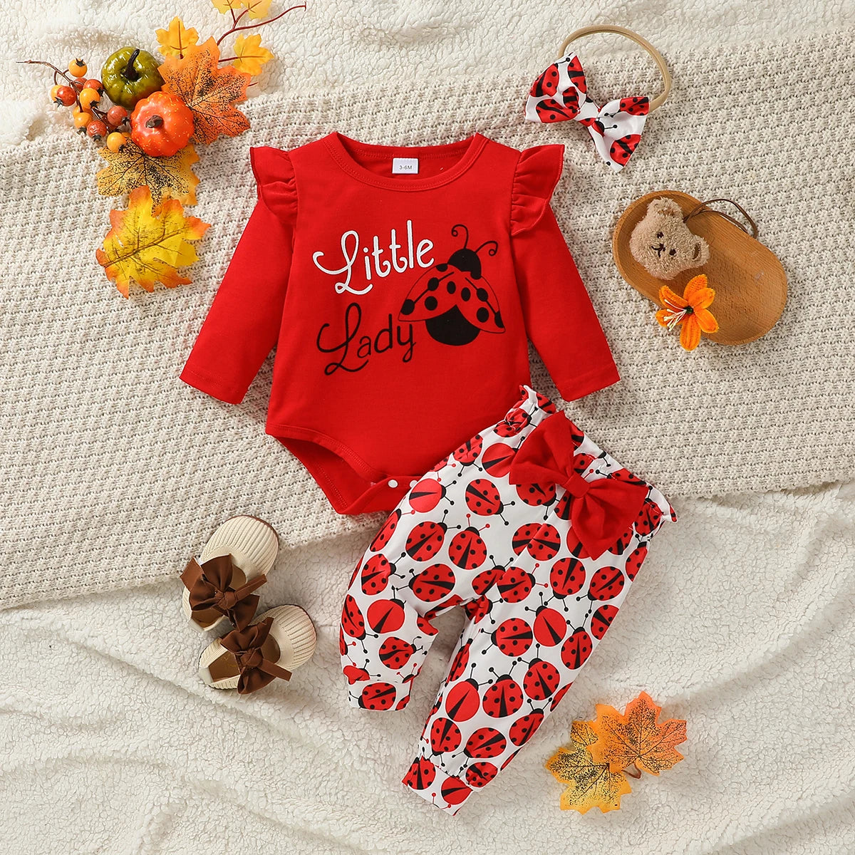 Baby Girl Ladybird set