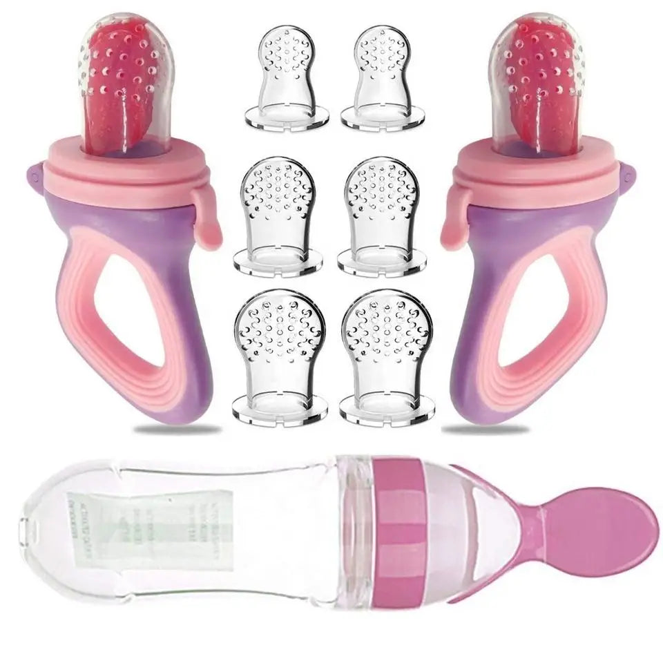 Squeezing Feeder/ teething helper and feeding spoon