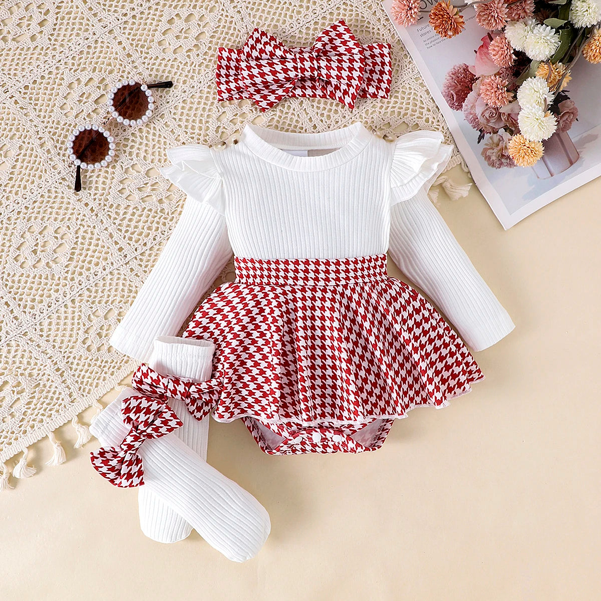 Baby Girl Chic Plaid set