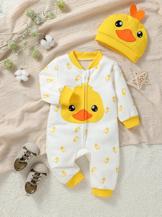 Unisex Duck Jumpsuit & Hat