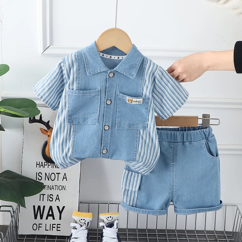 Baby Boy 2pcs Denim Sets