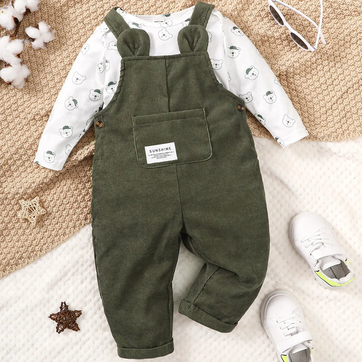 Baby Boy Bear Jumpsuit