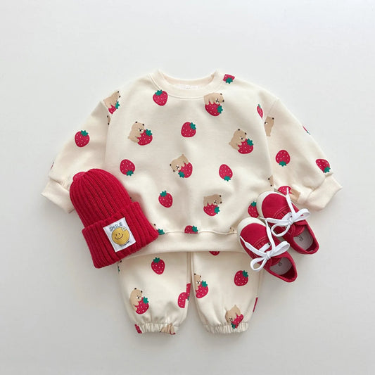 Baby Girls Strawberries set