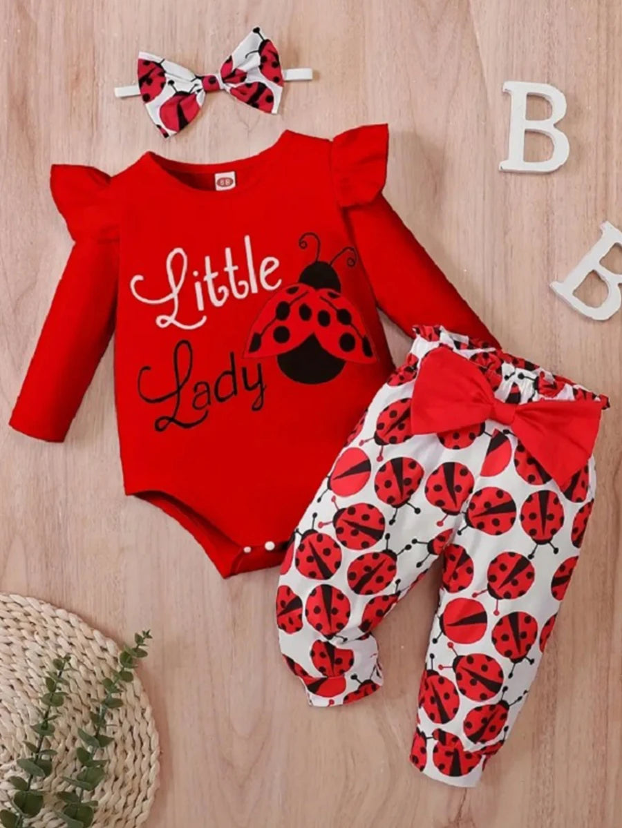 Baby Girl Ladybird set