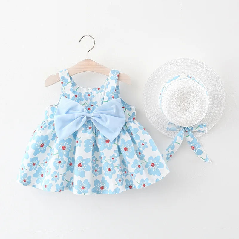 Baby Girl Sun Dress & Hat