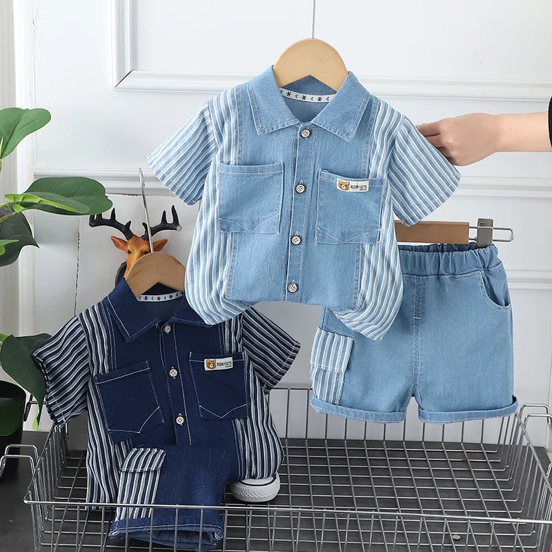 Baby Boy 2pcs Denim Sets