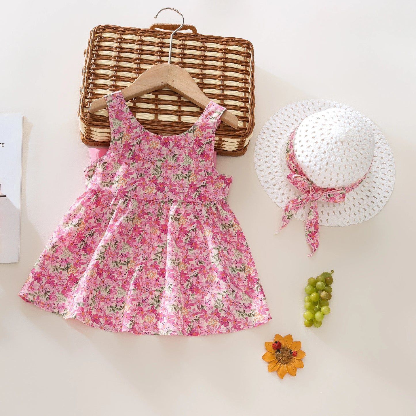 Baby Girl Sun Dress & Hat