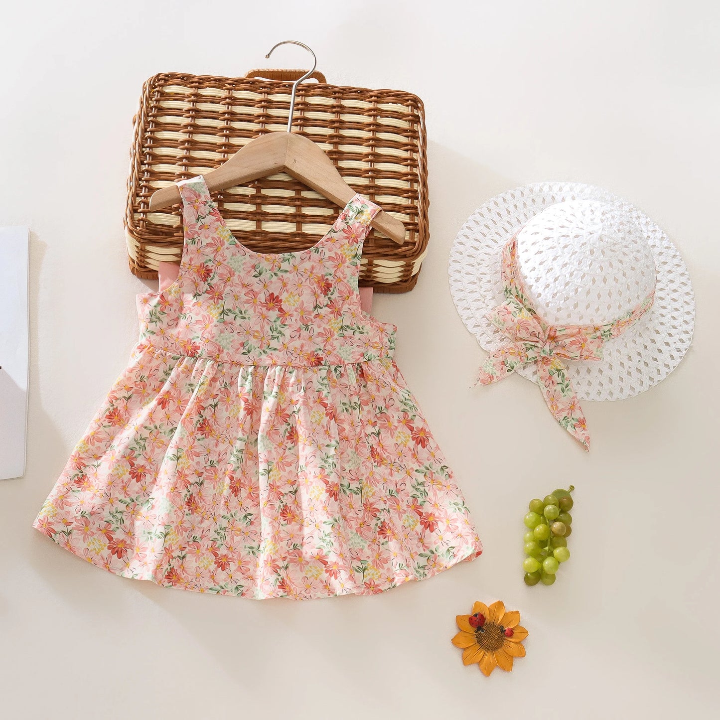 Baby Girl Sun Dress & Hat