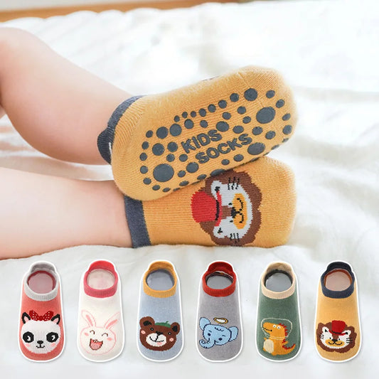 6 Pairs Kids Cotton Animals Socks