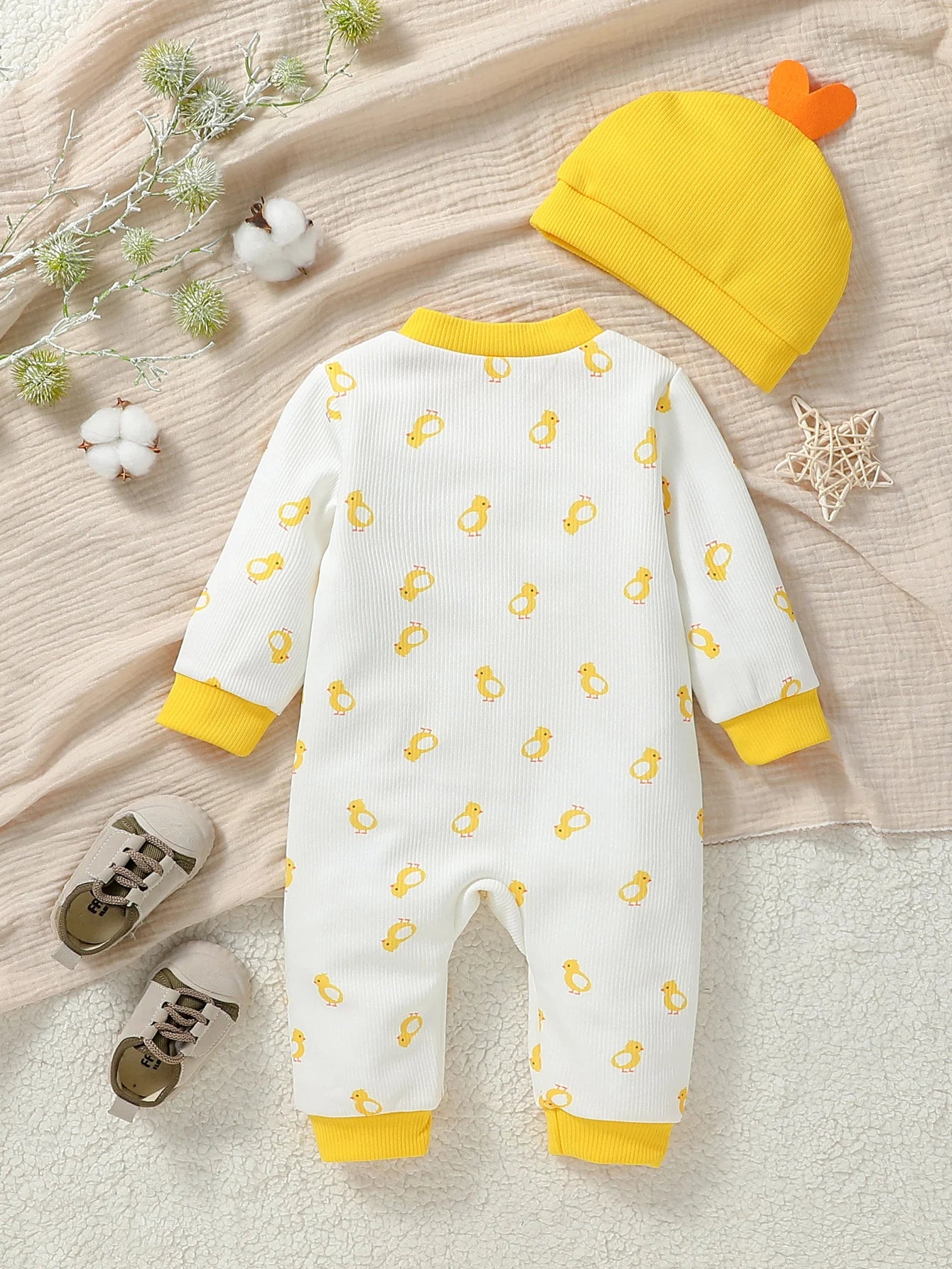 Unisex Duck Jumpsuit & Hat