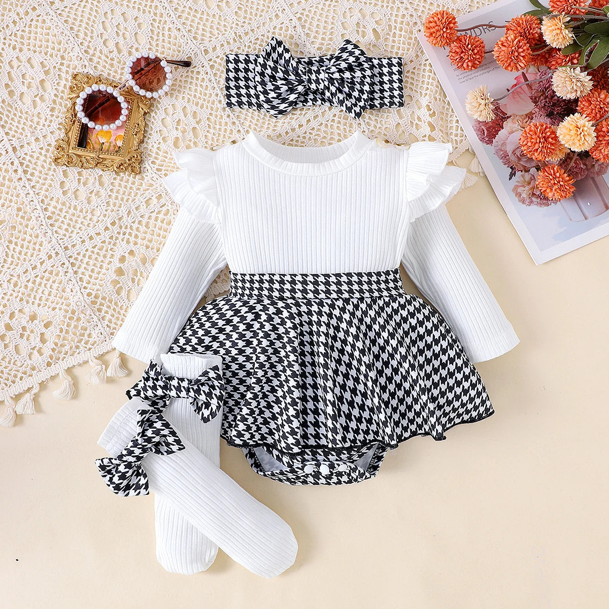 Baby Girl Chic Plaid set