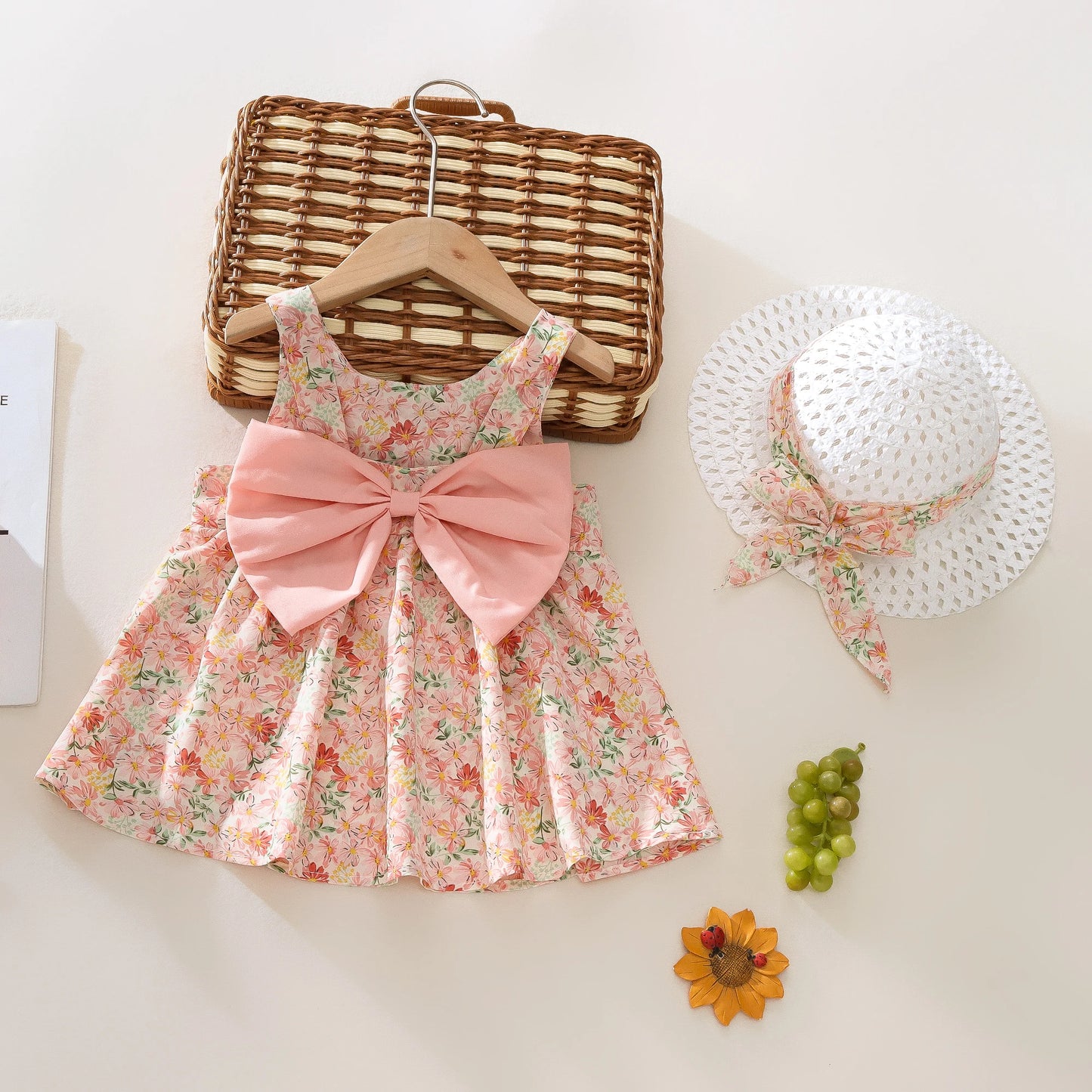 Baby Girl Sun Dress & Hat