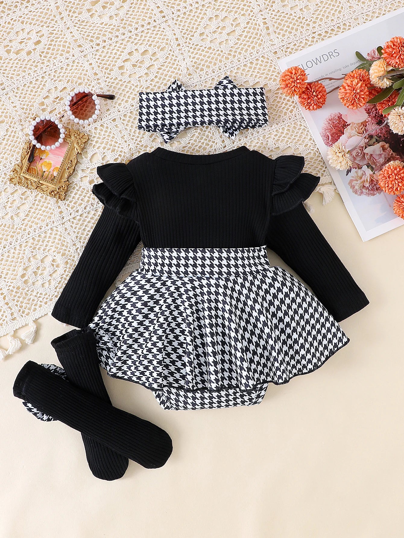 Baby Girl Chic Plaid set