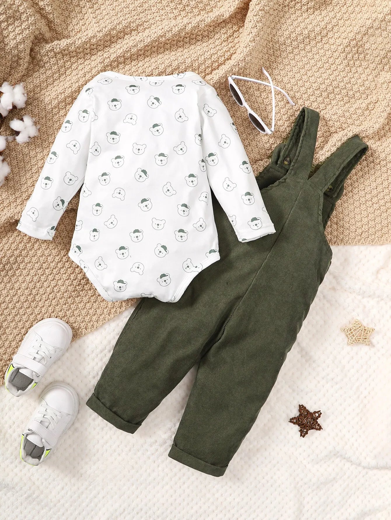 Baby Boy Bear Jumpsuit