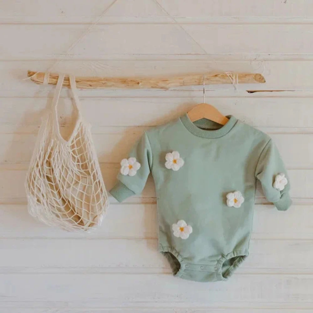 Baby Girl Flowers Sweatshirt