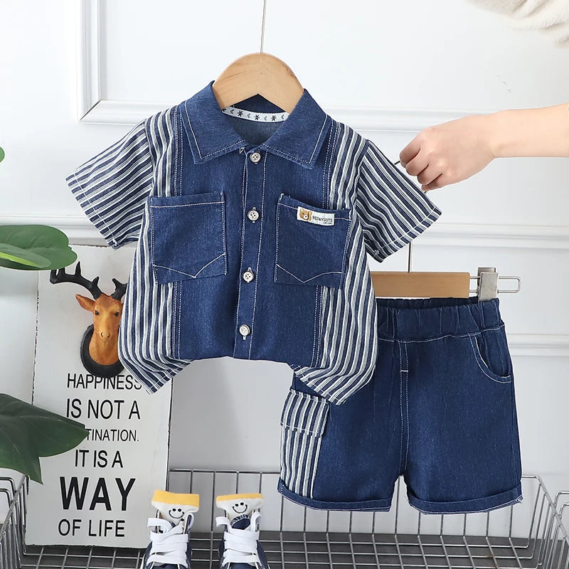 Baby Boy 2pcs Denim Sets