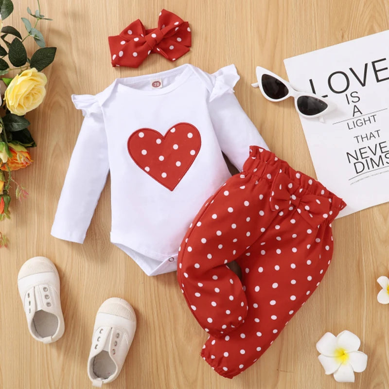 Baby Girl Fashion Lover 3Pcs Outfits