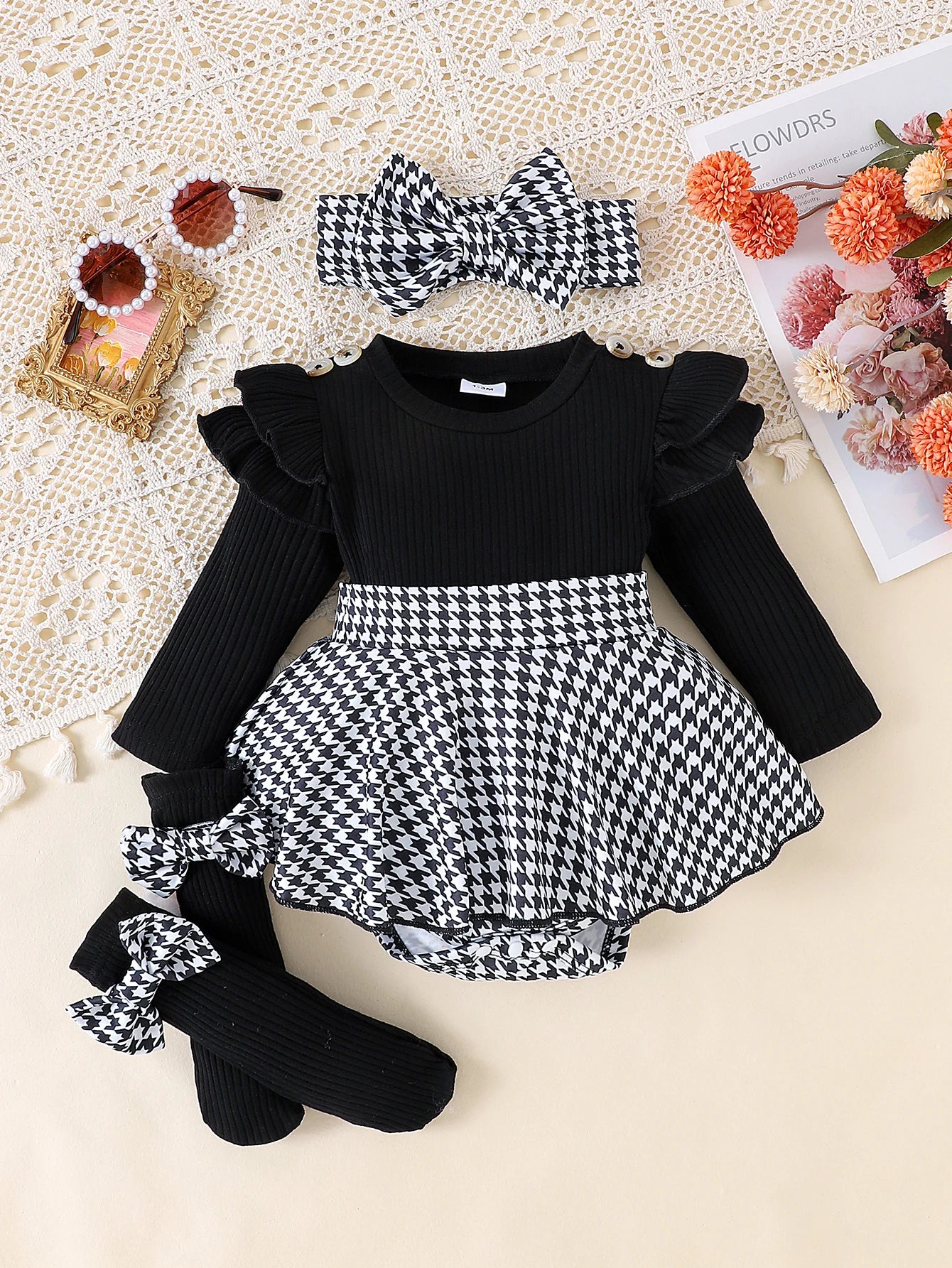 Baby Girl Chic Plaid set